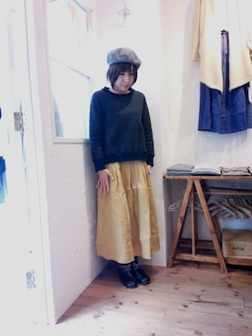 「Odds（オッズ）のアイテム」を使った、YARRA吉祥寺店さん（レディース・160cm）の冬コーディネート