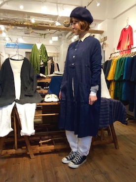 「YARRA（ヤラ）のアイテム（オールインワン・サロペット）」を使った、YARRA吉祥寺店さん（レディース・159cm）の冬コーディネート