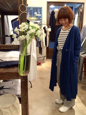 「ウエストイン」｜「アイテム（ワンピース/ドレス）」を使った、YARRA吉祥寺店さん（レディース・159cm）の冬コーディネート