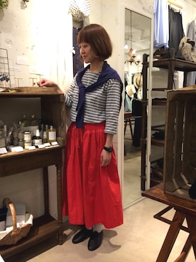 「白ソックス」｜YARRA吉祥寺店さん（レディース・159cm）の春コーディネート