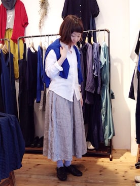 「YARRA（ヤラ）のアイテム」を使った、YARRA吉祥寺店さん（レディース・153cm）の夏コーディネート