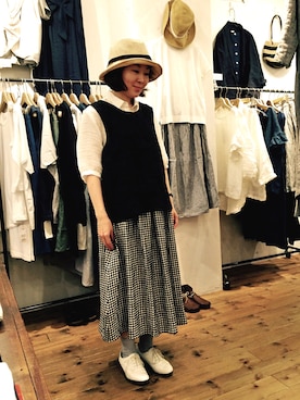 「YARRA（ヤラ）のアイテム」を使った、YARRA吉祥寺店さん（レディース・152cm）の夏コーディネート