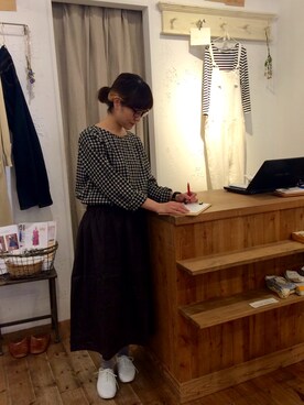 「YARRA（ヤラ）のアイテム」を使った、YARRA吉祥寺店さん（レディース・159cm）の夏コーディネート