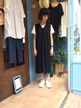 「YARRA（ヤラ）のアイテム」を使った、YARRA吉祥寺店さん（レディース・159cm）の夏コーディネート