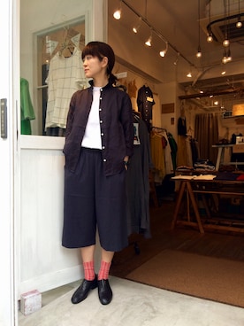 「YARRA（ヤラ）のアイテム」を使った、YARRA吉祥寺店さん（レディース・159cm）の夏コーディネート