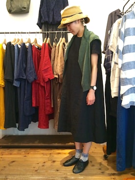 「Odds（オッズ）のアイテム」を使った、YARRA吉祥寺店さん（レディース・159cm）の夏コーディネート