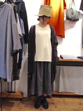 「YARRA（ヤラ）のアイテム」を使った、YARRA吉祥寺店さん（レディース・154cm）の秋コーディネート