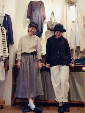 「Odds（オッズ）のアイテム（帽子）」を使った、YARRA吉祥寺店さん（レディース・159cm）の秋コーディネート