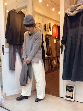 「YARRA（ヤラ）のアイテム」を使った、YARRA吉祥寺店さん（レディース・159cm）の秋コーディネート