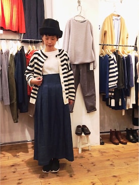 「Odds（オッズ）のアイテム」を使った、YARRA吉祥寺店さん（レディース・152cm）の秋コーディネート