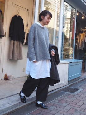 「YARRA（ヤラ）のアイテム」を使った、YARRA吉祥寺店さん（レディース・158cm）の秋コーディネート