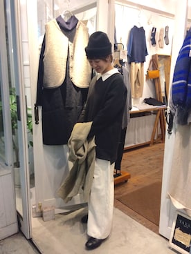 「YARRA（ヤラ）のアイテム」を使った、YARRA吉祥寺店さん（レディース・159cm）の秋コーディネート