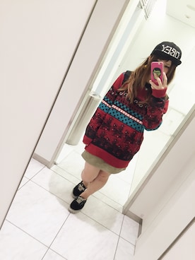「ROLLING CRADLE（ローリングクレイドル）のアイテム（バッグ）」を使った、あやぴぴぴさん（レディース・152cm）の秋コーディネート