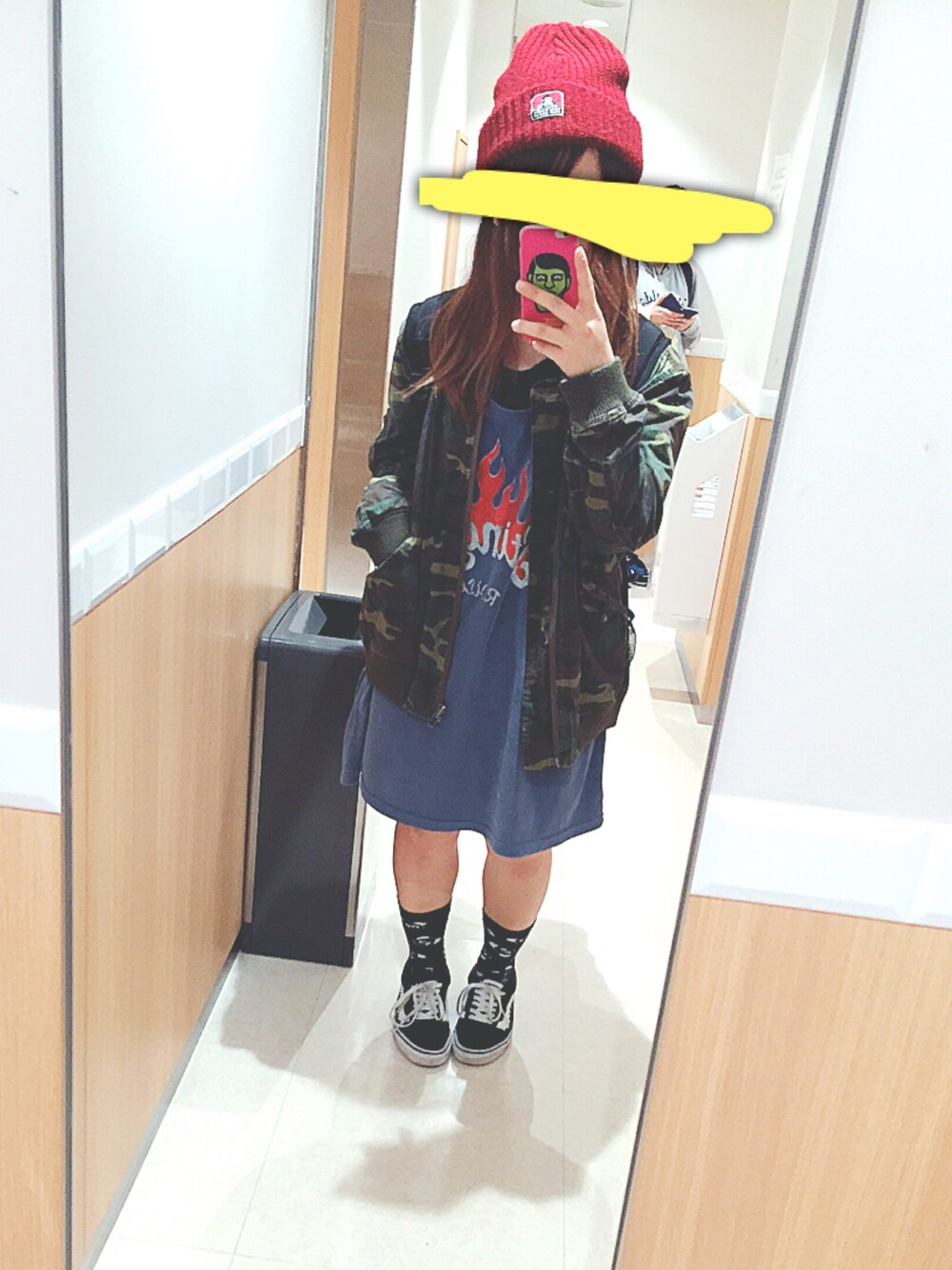 「Candy Stripper、キャンスパ、ぺぺちゃん、BEN DAVIS、MAGICAL MOSH MISFITS、マモミ」｜「Candy Stripperのアイテム（ワンピース、ブルー系）」を使った、あやぴぴぴさん（レディース・152cm）の春コーディネートの1枚目の写真