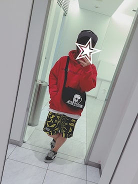 「SKULLSKATES」｜あやぴぴぴさん（レディース・152cm）の冬コーディネート