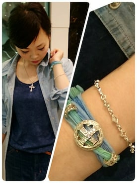 「Loree Rodkin(ローリーロドキン)のアイテム」を使った、midoさん(レディース・154cm)の夏コーディネート