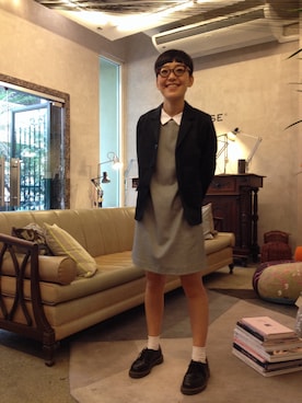 「white socks」｜urchinさん（レディース・153cm）の冬コーディネート