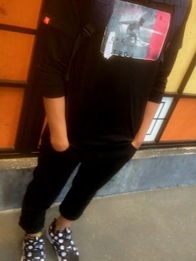 「NIXON（ニクソン）のアイテム（バックパック/リュック、ブルー系）」を使った、takaさん（メンズ・172cm）の春コーディネート