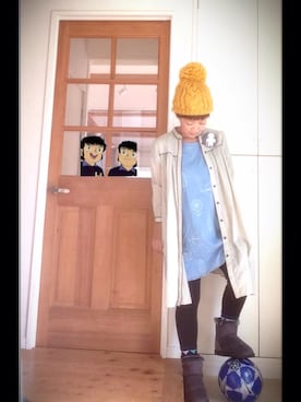 「グラニフ」｜「アイテム（その他）」を使った、むろこ。さん（レディース・155cm）の秋コーディネート
