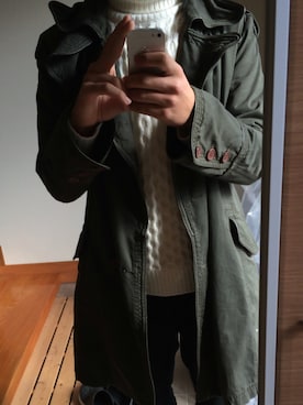 「アイテム（ステンカラーコート）」を使った、昇吾さん（メンズ・182cm・10代）の秋コーディネート