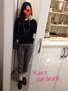 「2連ネックレス」｜ｒａｎさん（レディース・161cm）の春コーディネート