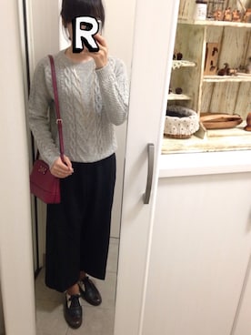 「2連ネックレス」｜ｒａｎさん（レディース・161cm）の秋コーディネート