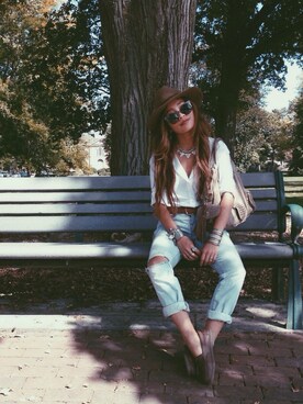 シルバーアクセサリー のレディース人気ファッションコーディネート 地域 アメリカ Wear