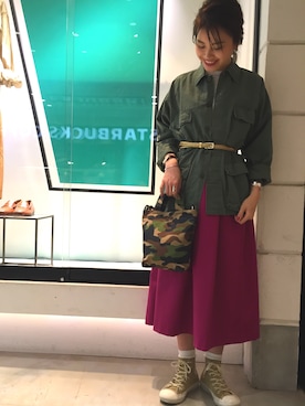 Yuri Katouさん(レディース・162cm)の夏コーディネート