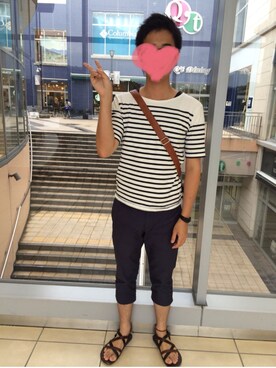 「彼氏さんとでーと。」｜mayu.さん（メンズ・178cm）の夏コーディネート