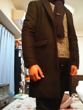 「RAGEBLUE（レイジブルー）のアイテム（ジャケット/アウター）」を使った、syochanさん（メンズ・174cm・10代）の冬コーディネート