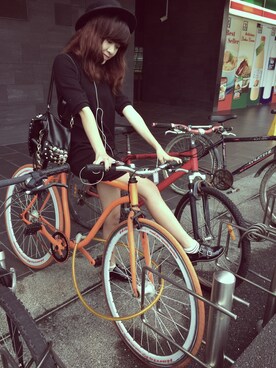 「wearsg」｜「アイテム（チュニック）」を使った、Lyn N'gさん（レディース・160cm）の冬コーディネート
