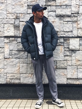 「AZUL by moussy（アズールバイマウジー）のアイテム（ブルゾン）」を使った、Masaki Nakamuraさん（メンズ・179cm）の秋コーディネート