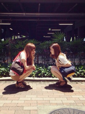 「KATHARINE ROSS（キャサリンロス）のアイテム（その他トップス）」を使った、iwamotoさん（レディース・168cm）の夏コーディネート