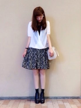 「アイテム（ブーティ）」を使った、iwamotoさん（レディース・168cm・30代）の夏コーディネート