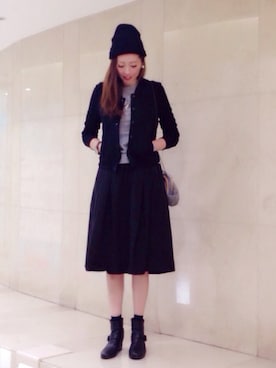 「スエット」｜「アイテム（スタジャン）」を使った、iwamotoさん（レディース・168cm）の夏コーディネート