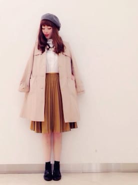 「KATHARINE ROSS（キャサリンロス）のアイテム（その他アウター）」を使った、iwamotoさん（レディース・168cm）の秋コーディネート