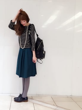 「KATHARINE ROSS（キャサリンロス）のアイテム（その他シューズ）」を使った、iwamotoさん（レディース・168cm）の秋コーディネート