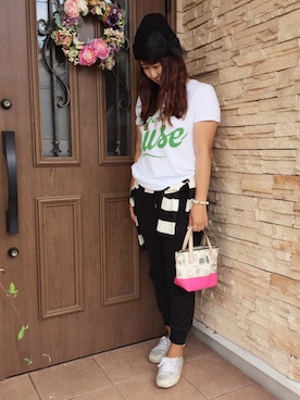 「tocco（トッコ）のアイテム（パンツ）」を使った、etsukoさん（レディース・159cm）の夏コーディネート