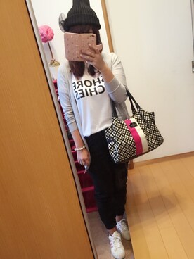 「tocco（トッコ）のアイテム（パンツ）」を使った、etsukoさん（レディース・159cm）の秋コーディネート