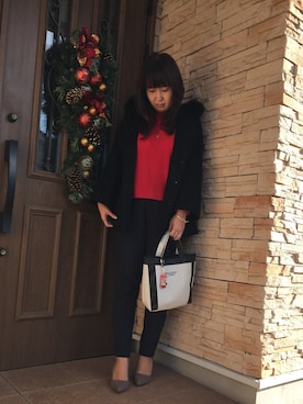 etsukoさん（レディース・159cm）の冬コーディネート