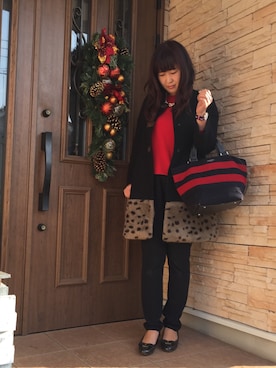 「αA（アルファエー）のアイテム」を使った、etsukoさん（レディース・159cm）の冬コーディネート