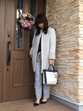 etsukoさん（レディース・159cm）の冬コーディネート