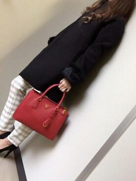 「STRAWBERRY-FIELDS（ストロベリーフィールズ）のアイテム（パンツ）」を使った、麻里衣さん（レディース・161cm）の春コーディネート