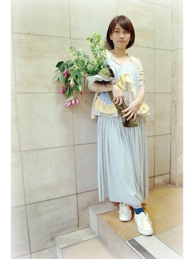 「RehersalL（リハーズオール）のアイテム（オールインワン・サロペット）」を使った、chaosbohemiaさん（レディース・156cm）の冬コーディネート