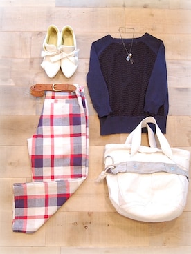 「MANA（マナ）のアイテム」を使った、chaosbohemiaさん（レディース・156cm）の夏コーディネート