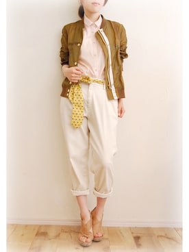 「Xapis（カピス）のアイテム」を使った、chaosbohemiaさん（レディース・156cm）の夏コーディネート