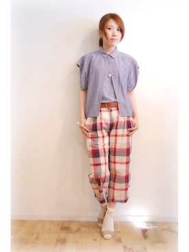 「Luminosite（ルミナスティ）のアイテム」を使った、chaosbohemiaさん（レディース・156cm）の夏コーディネート