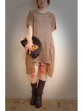 「MANA（マナ）のアイテム」を使った、chaosbohemiaさん（レディース・156cm）の夏コーディネート