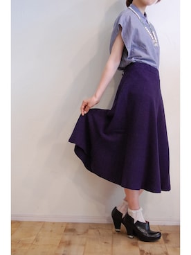 「ウエストイン」｜「アイテム（ブーティ）」を使った、chaosbohemiaさん（レディース・156cm）の夏コーディネート