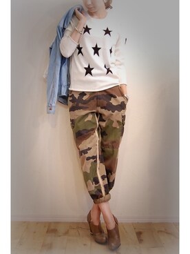 「アイテム（ブーティ）」を使った、chaosbohemiaさん（レディース・165cm）の秋コーディネート